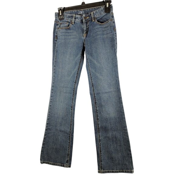 Ann Taylor Loft Jeans Women's Size 4 Original Boot Cut Stretch 30/33 - Picture 1 of 7